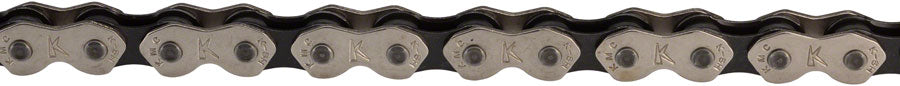 KMC K1 Kool Wide Chain - Single Speed 1/2" x 1/8" 112 Links Silver/Black