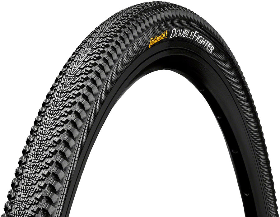 Continental DoubleFighter III Tire - 700 x 35 Clincher Wire Black Sport