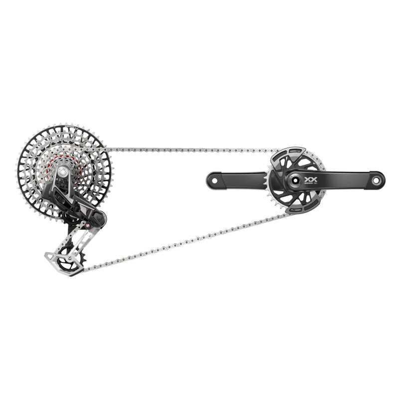 SRAM XX T-Type Eagle Transmission Groupset - 170mm Crank 32t Chainring AXS POD Controller 10-52t Cassette Rear Derailleur Chain