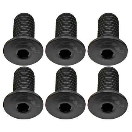 Better Bolts Titanium Water Bottle Cage Bolts 10mm Black 6/Count