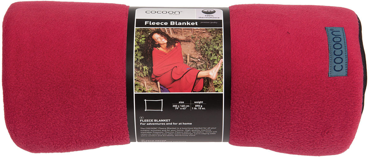 Fleece Blanket   Raspberry