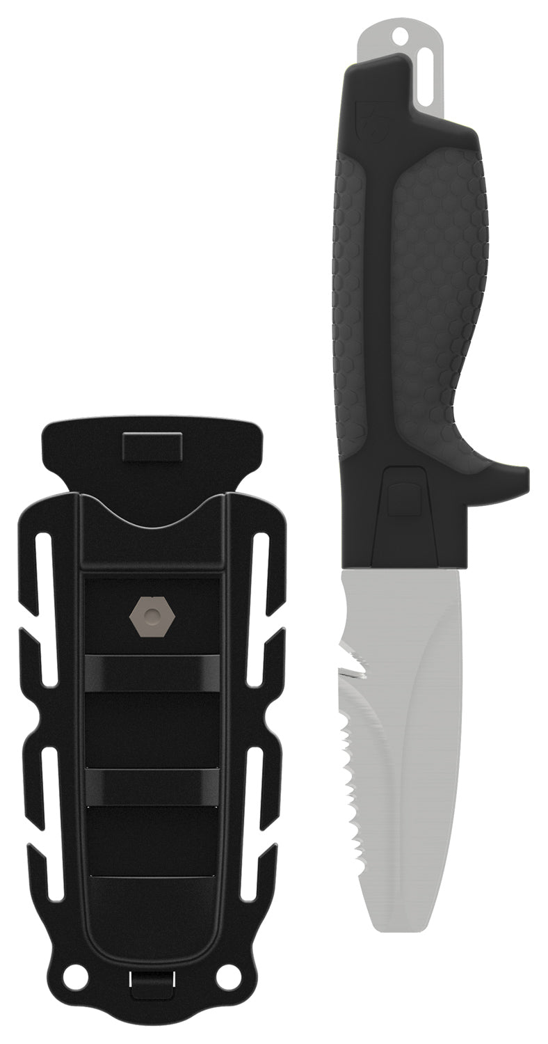 Tanu Blunt Tip Knife, Gray
