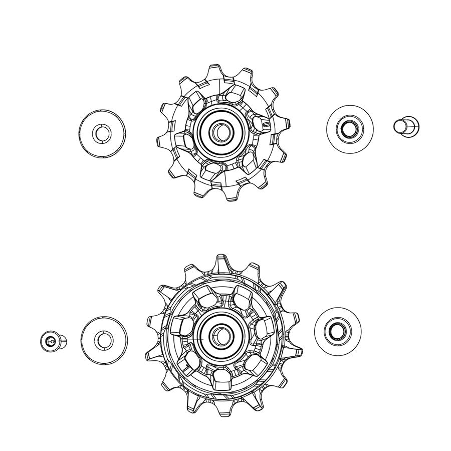 SRAM GX Eagle AXS Rear Derailler Pulley Kit