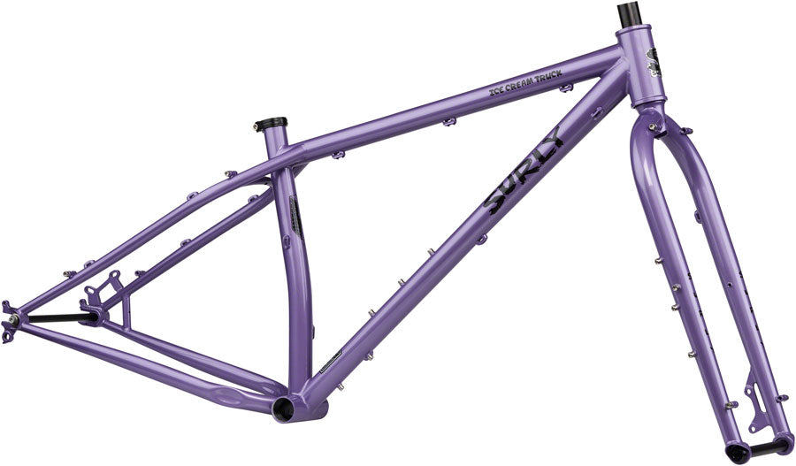 Surly Ice Cream Truck Frameset - 26" Steel Taro Milk Tea Small
