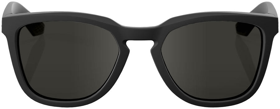100% Hudson Sunglasses - Soft Tact Black/Smoke Lens