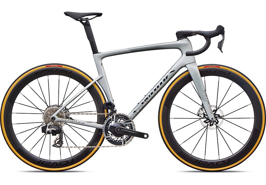 2027 Specialized Tarmac Sl9 S-Works Axs Bike Satin Silver Dust / Gloss Chrome 44
