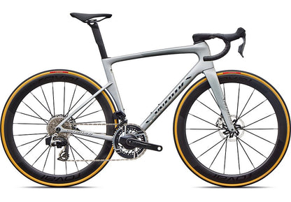2027 Specialized Tarmac Sl9 S-Works Axs Bike Satin Silver Dust / Gloss Chrome 44