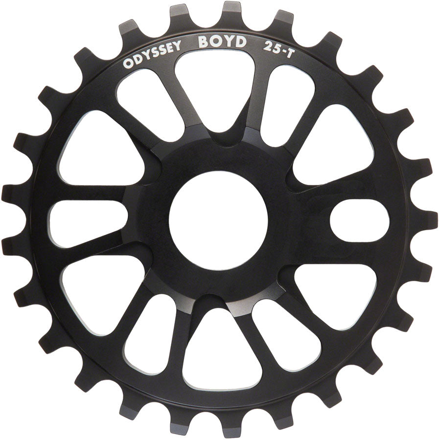 Odyssey Boyd Sprocket - 25t CNC Machined 7075-T6 Aluminum Black