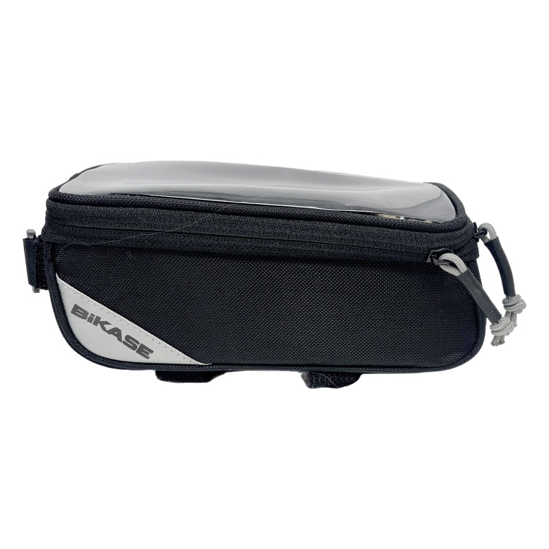 Bikase Beetle 7 XL Top Tube Bag Velcro Straps 7` Phones Black