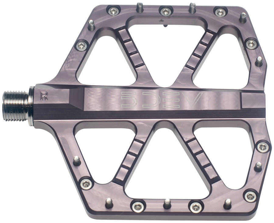 5DEV Jumpline Pedals - Platform Aluminum 9/16" Gray