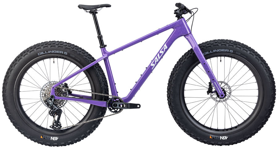 Salsa Beargrease C GX Eagle Transmission AXS - 27.5" Carbon Twilight Purple Medium