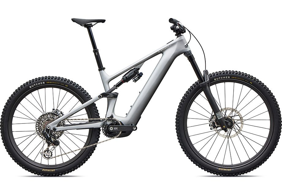 2027 Specialized Levo S-Works Carbon G4 Bike Satin Silver Dust / Black Pearl / Gloss Chrome S2