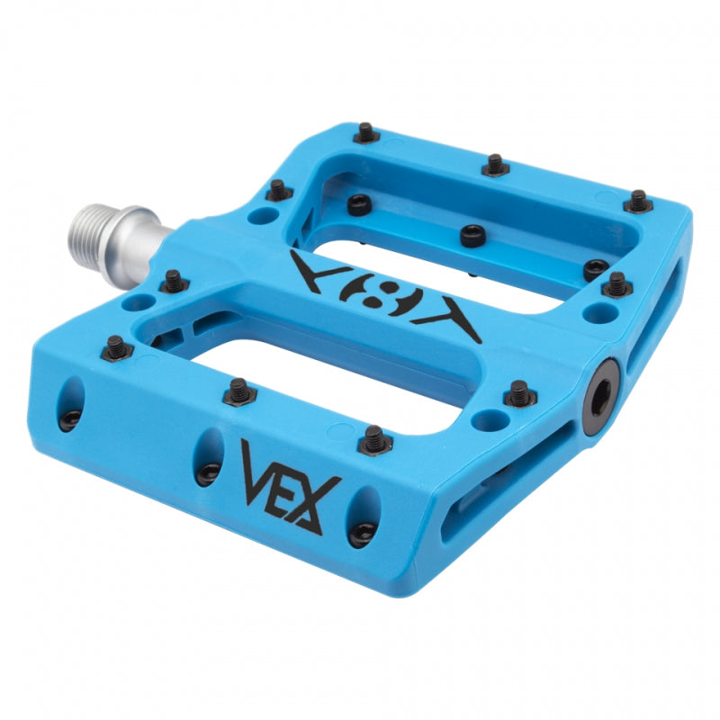 Origin8 Vex Platform 9/16` 1 Sealed and 1 Sleeve Blue Composite 105x98x17mm