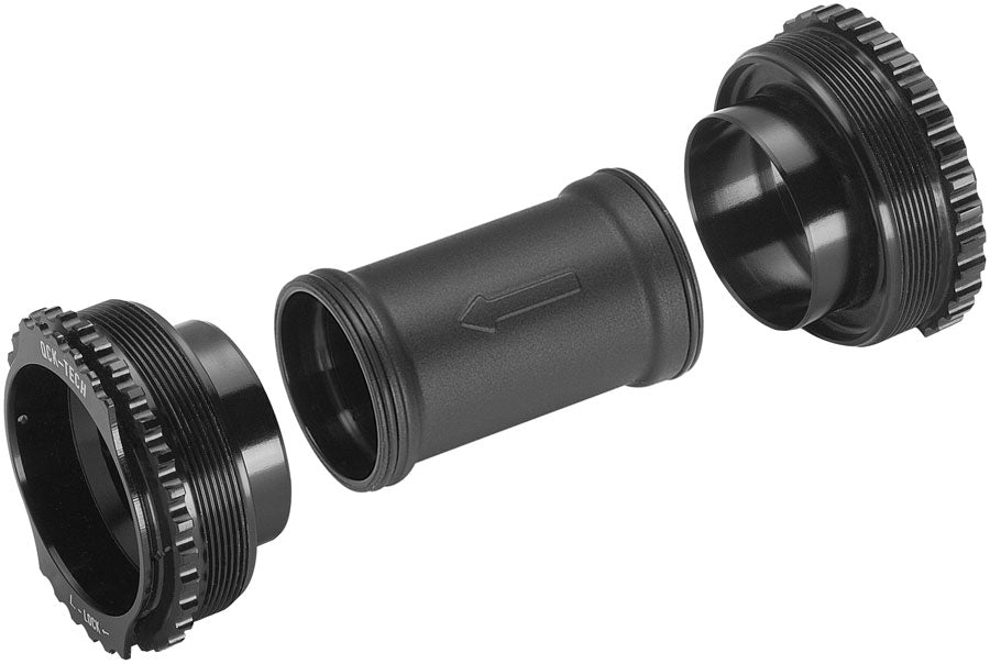 Campagnolo Super Record QCK-TECH T47 Threaded Bottom Bracket Cup Kit - For use Ultra-Torque Crank Spindles 68mm BLK