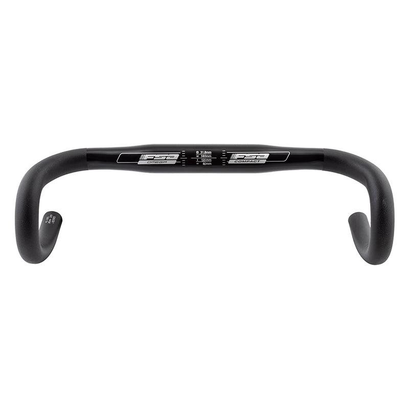 Full speed ahead Omega Road CT 31.8mm 380mm 80mm 125mm Black Road Drop Aluminum