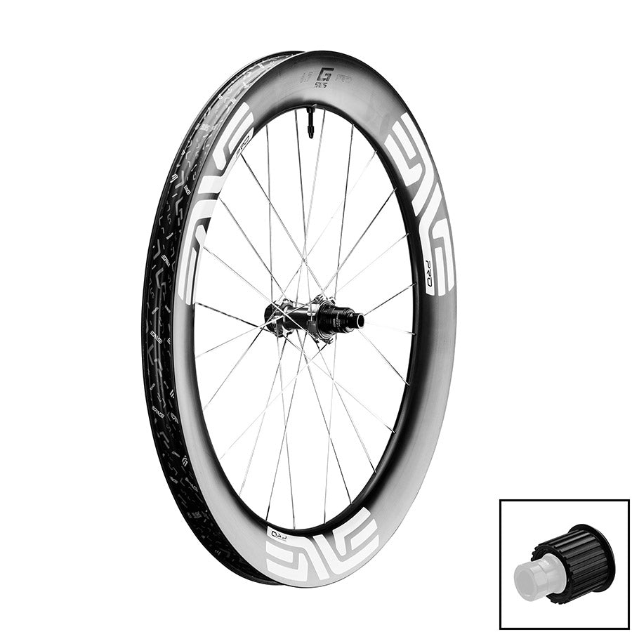 ENVE G SES 6.7 Pro Wheel Rear 700C / 622 Holes: 24 12mm TA 142mm Disc Center Lock Shimano Micro Spline