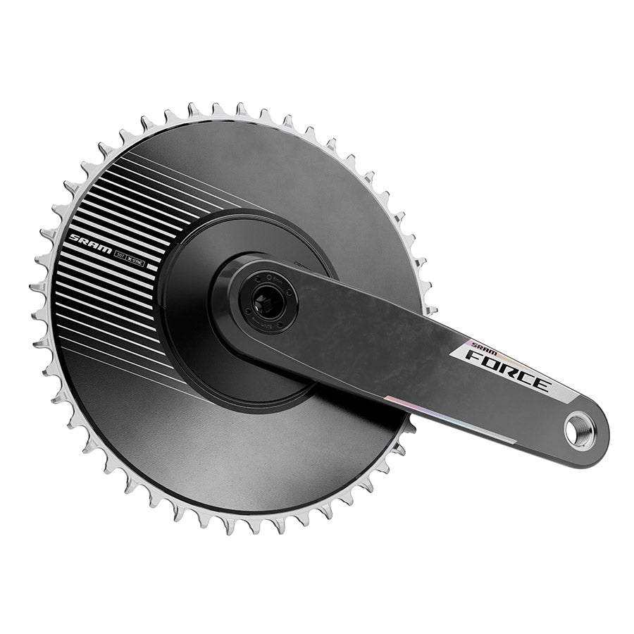 SRAM Force 1 Crankset - 165mm 50t Aero Chainring 12/13-Speed 8-Bolt Direct Mount DUB Spinde Carbon E1