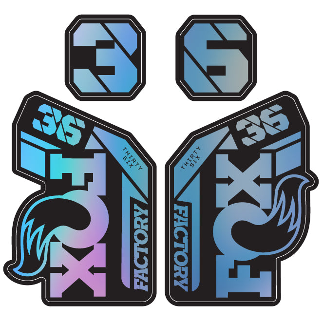 Metallic Fox 36 Factory Fork Decal