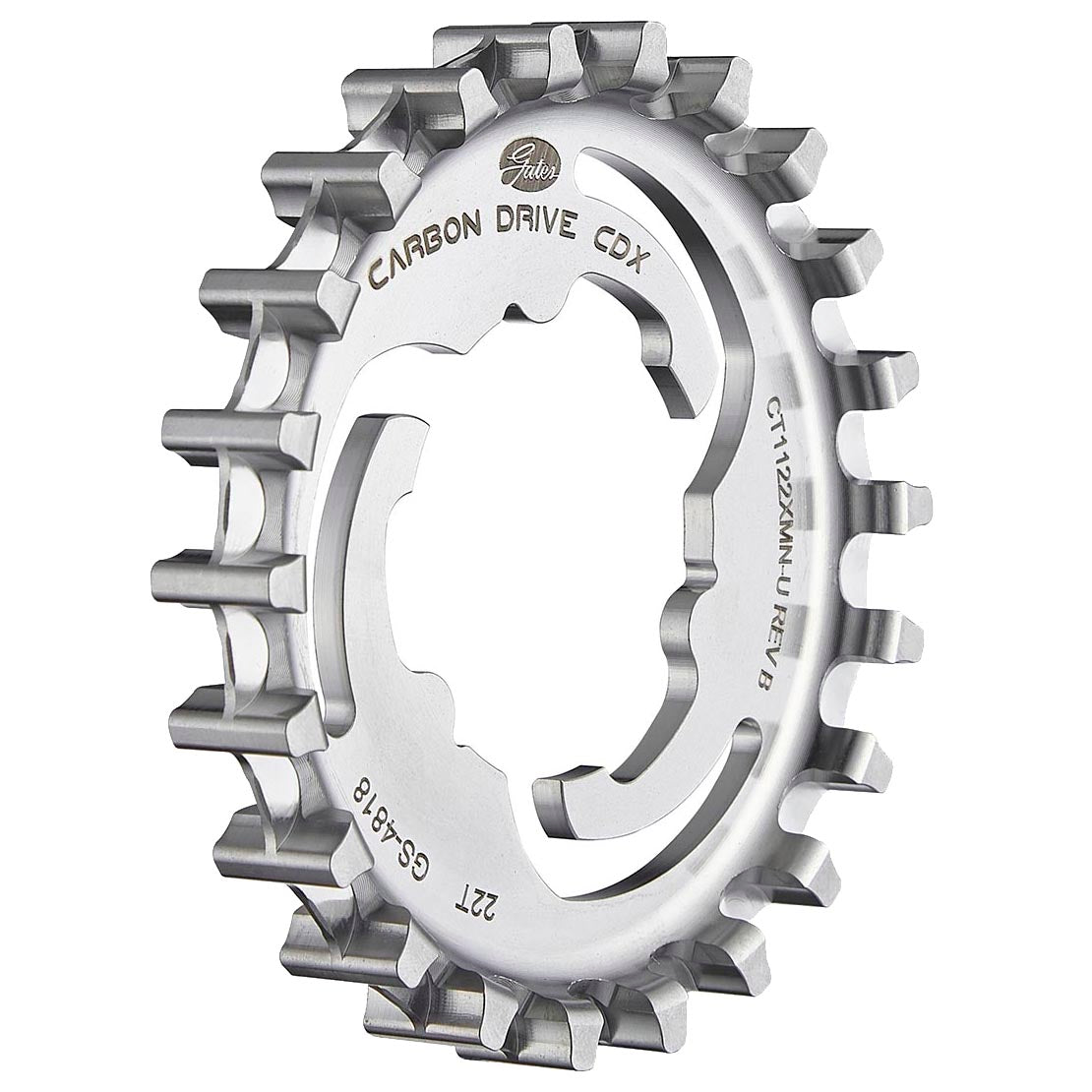 Gates Carbon Drive Belt Drive CDX Rear Cog SureFit 3-Lobe Unified 22t