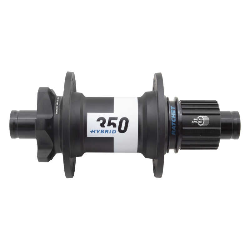 DT Swiss 350 Hybrid Rear Hub - 12 x 148mm 6-Bolt Micro Spline Black 32h 24pt