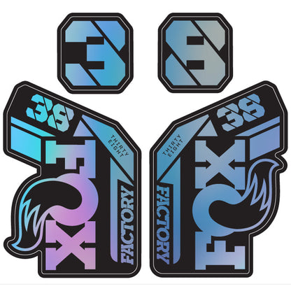 Metallic Fox 38 Factory Fork Decal