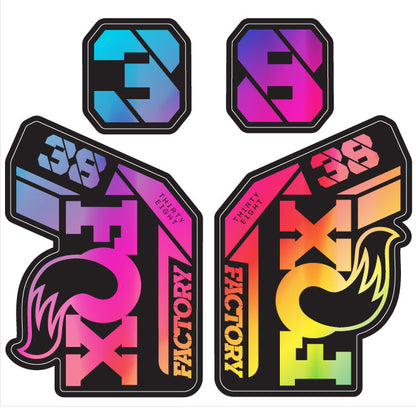 Metallic Fox 38 Factory Fork Decal