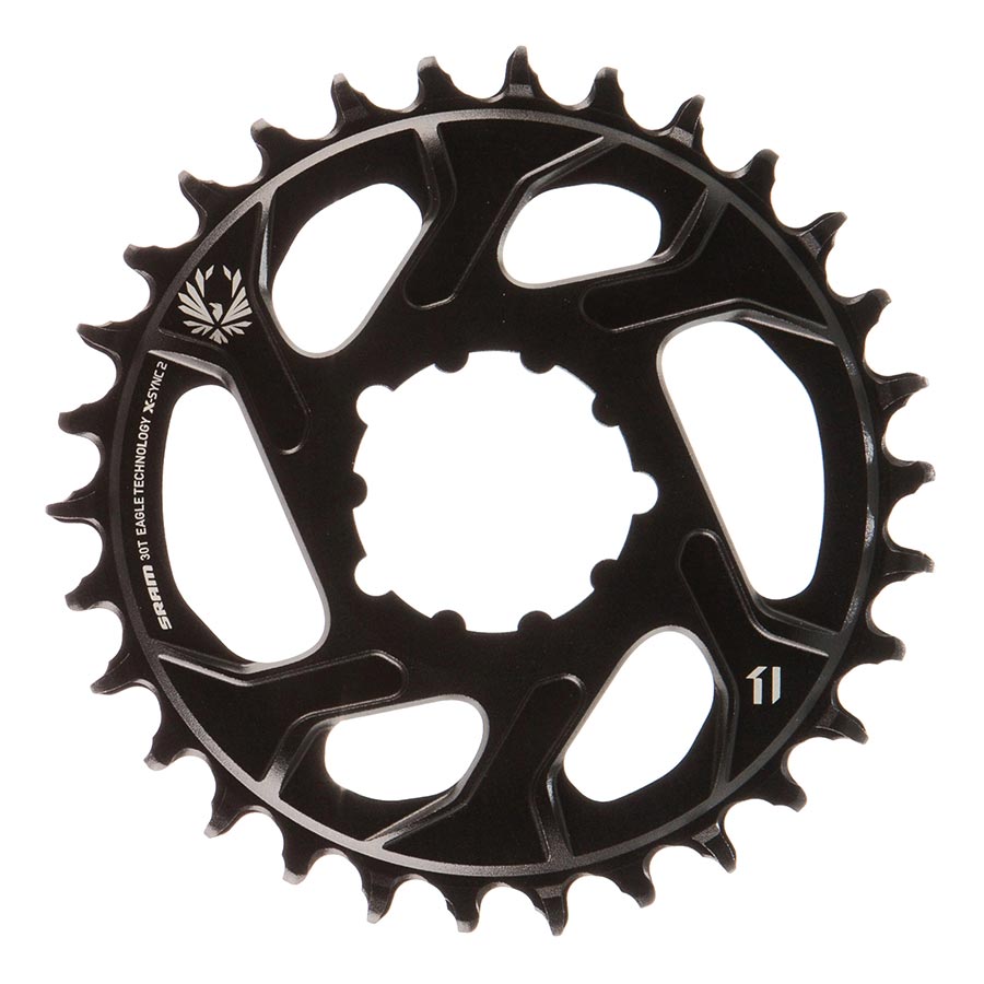 SRAM X-Sync 2 Eagle Direct Mount Chainring - 30 Tooth 3mm Boost Offset 12-Speed BLK