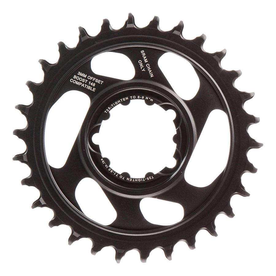 SRAM 30T X-Sync 2 Direct Mount Eagle Chainring 3mm Boost Offset Lunar ...