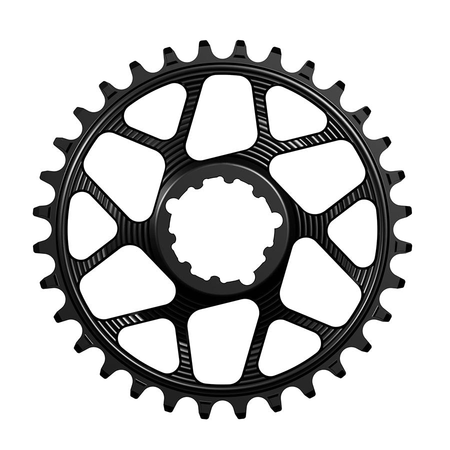 Works Components Round Chainring SRAM 3-Bolt 34T Boost 3mm Blk