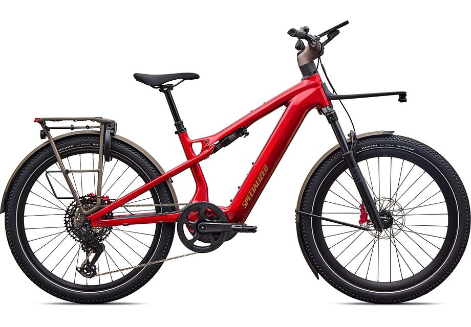 2027 Specialized Vado X 3 6.0 Bike Gloss Ruby Metallic / Gloss Gold Foil S