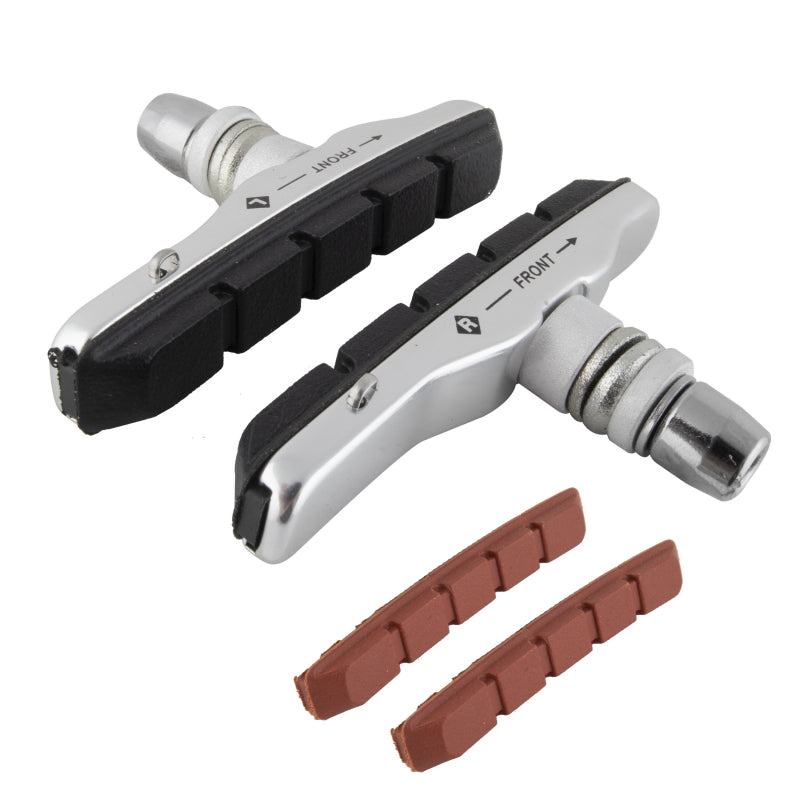Clarks CP513 Threaded Post Cartridge Pad 1 Pair 70mm Standard Black/Red Silver Offset