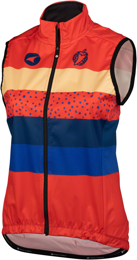 Salsa Team Polytone Women's Vest - Red w/ Stripes Small