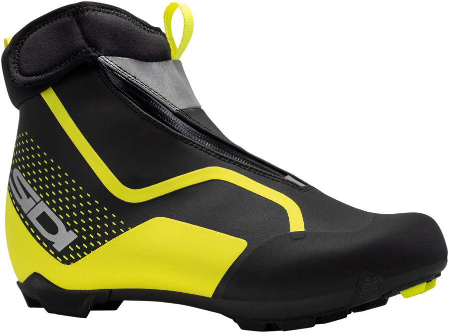 SIDI Algor Primaloft Cycling Boots - BLK/YLW Fluorescent Size 43  Millennium Fit
