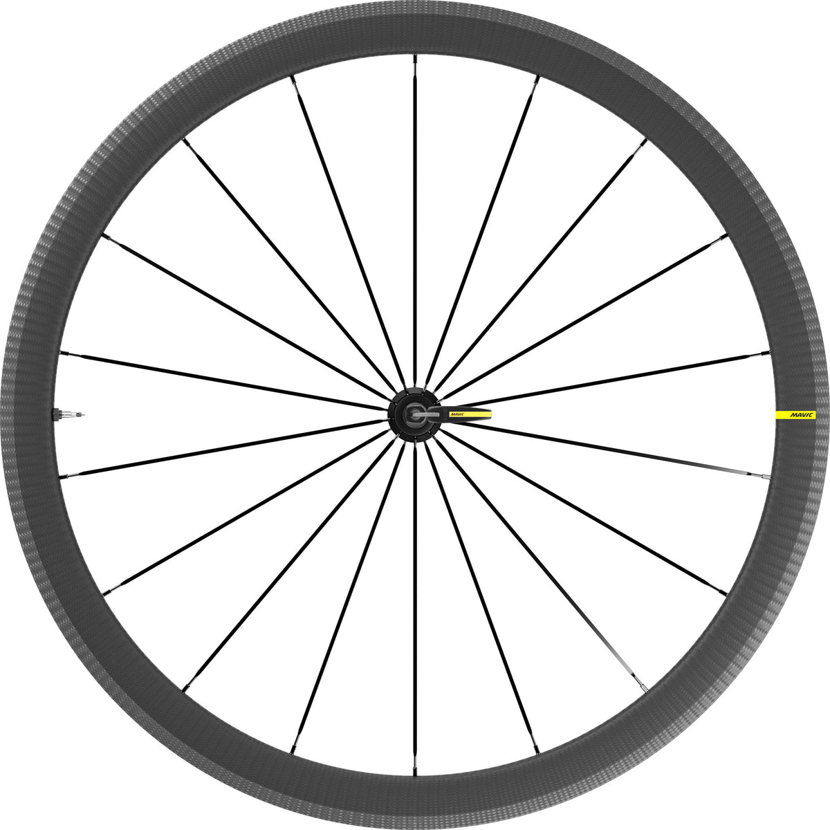 Mavic Cosmic SL 40 700c Front Wheel 9x100 QR Black