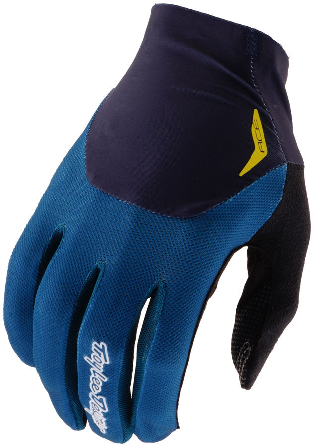 Troy Lee Designs Ace 2.0 Gloves – Solid Blue Medium
