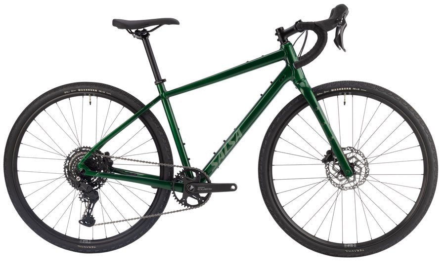Salsa Journeyer Drop Bar CUES 10 Bike - 700c Aluminum Peat Moss 55cm