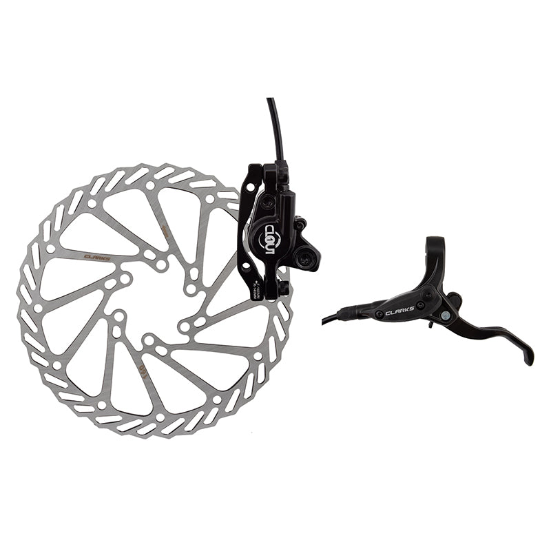 Clarks Clout-1 Hydraulic Disc Brake Kit Front disc brake Black