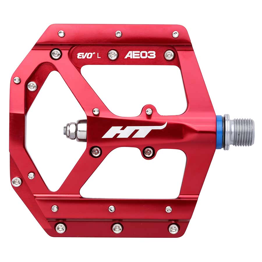 HT Pedals AE03 Evo+ Platform Pedals CrMo - Red