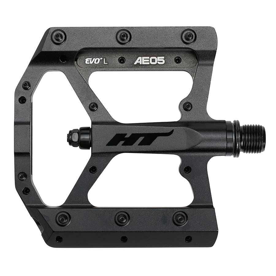 HT Components AE05(EVO+) Pedals - Platform Aluminum 9/16" Stealth Black