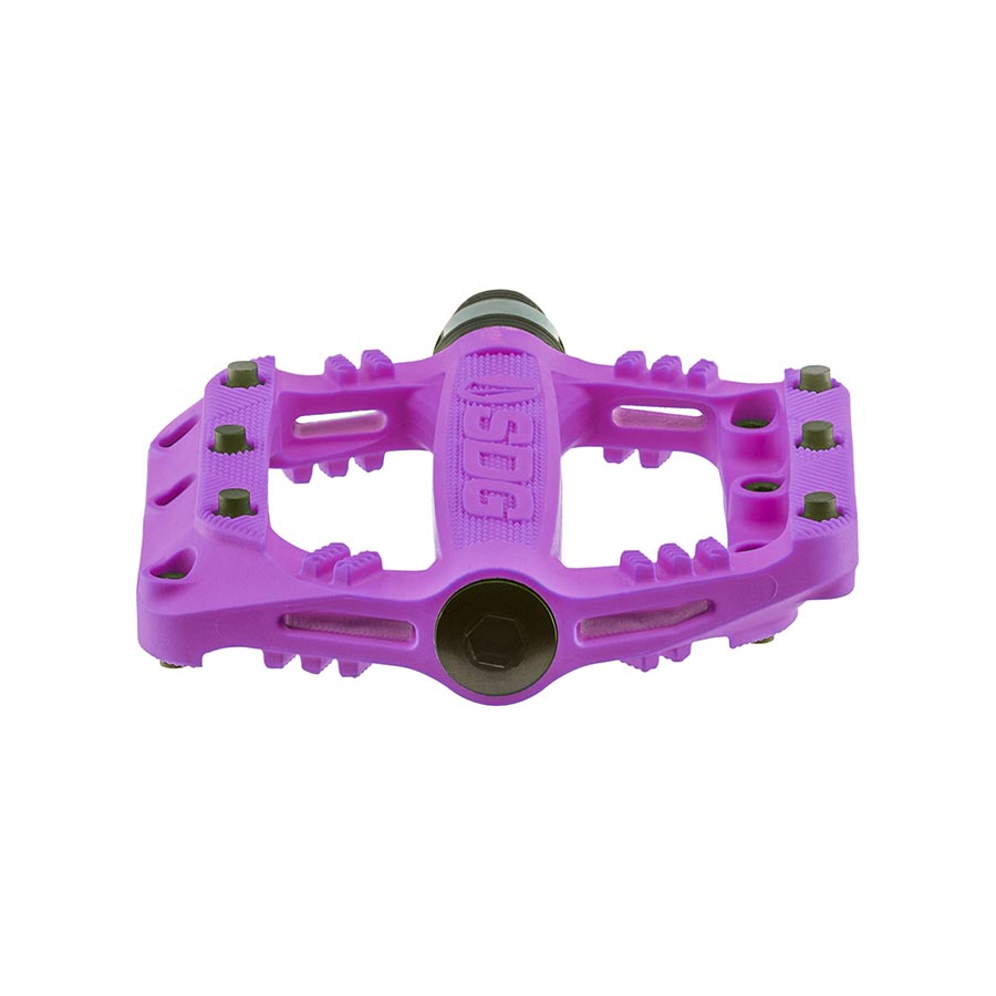 SDG Components Slater Platform Pedals Body: Nylon Spindle: Cr-Mo 9/16'' Purple Pair