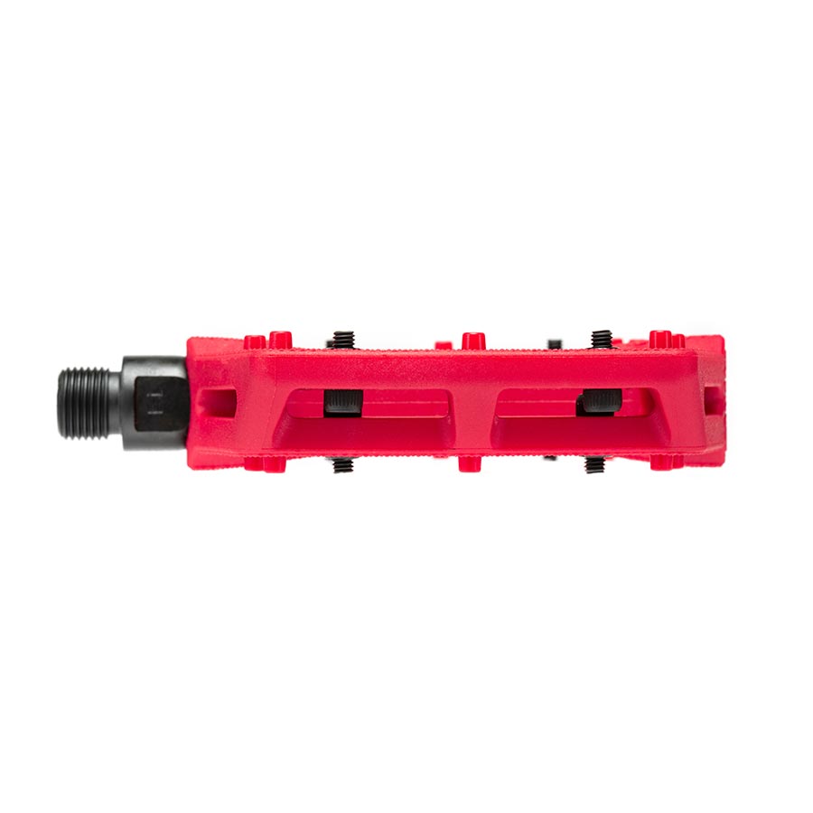 Eclat Contra Platform Pedals Body: Nylon Spindle: Cr-Mo 9/16'' Red Pair