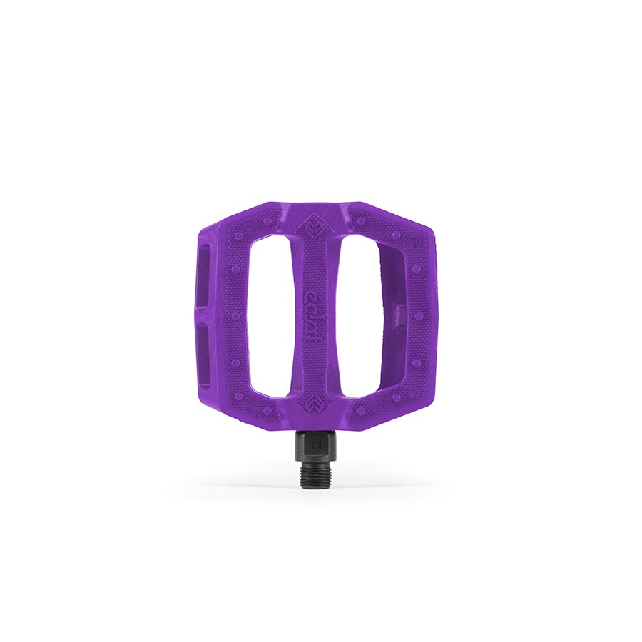 Eclat Slash Platform Pedals Body: Nylon Spindle: Cr-Mo 9/16'' Purple Pair
