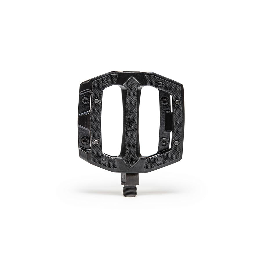 Eclat Slash Alloy Platform Pedals Body: Aluminum Spindle: Cr-Mo 9/16'' Black Pair