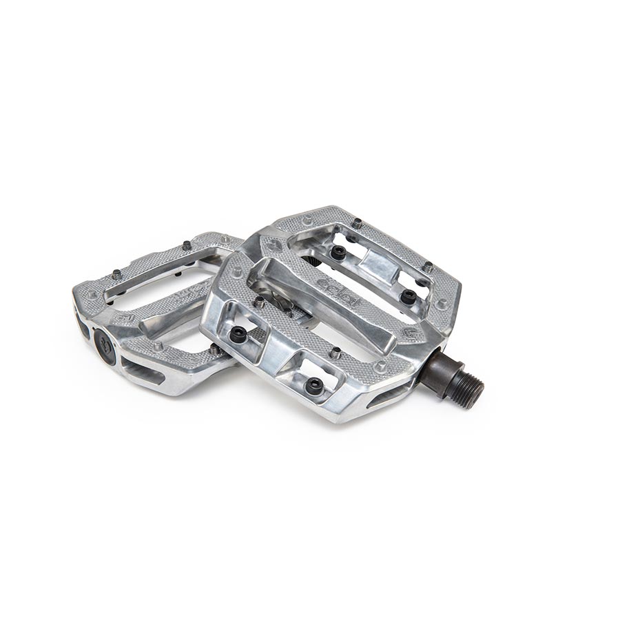 Eclat Slash Alloy Platform Pedals Body: Aluminum Spindle: Cr-Mo 9/16'' Silver Pair