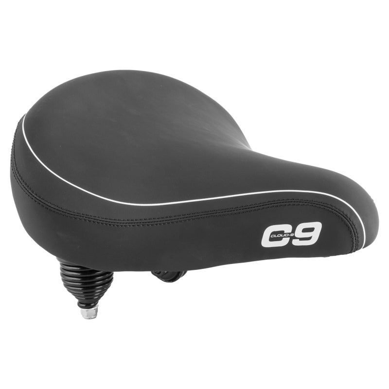 Cloud-9 Cruiser Contour Cruiser Steel Multi-Stage Foam Soft Touch Vinyl Coil Spring Black 11.25x11`
