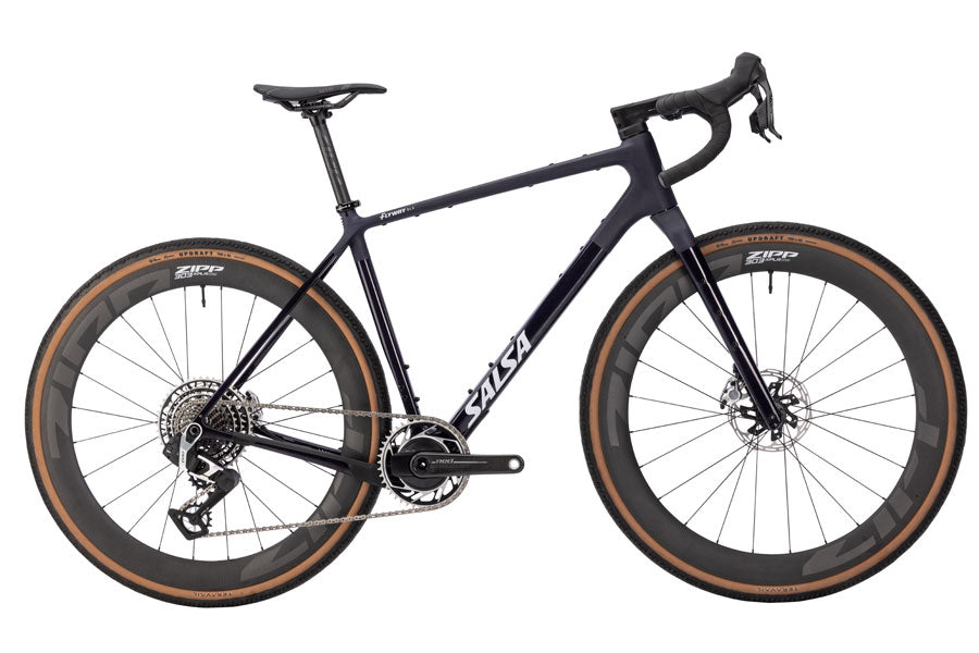 Salsa Flyway C DLX RED XPLR AXS 13 Bike - 700c Carbon Midnight Medium