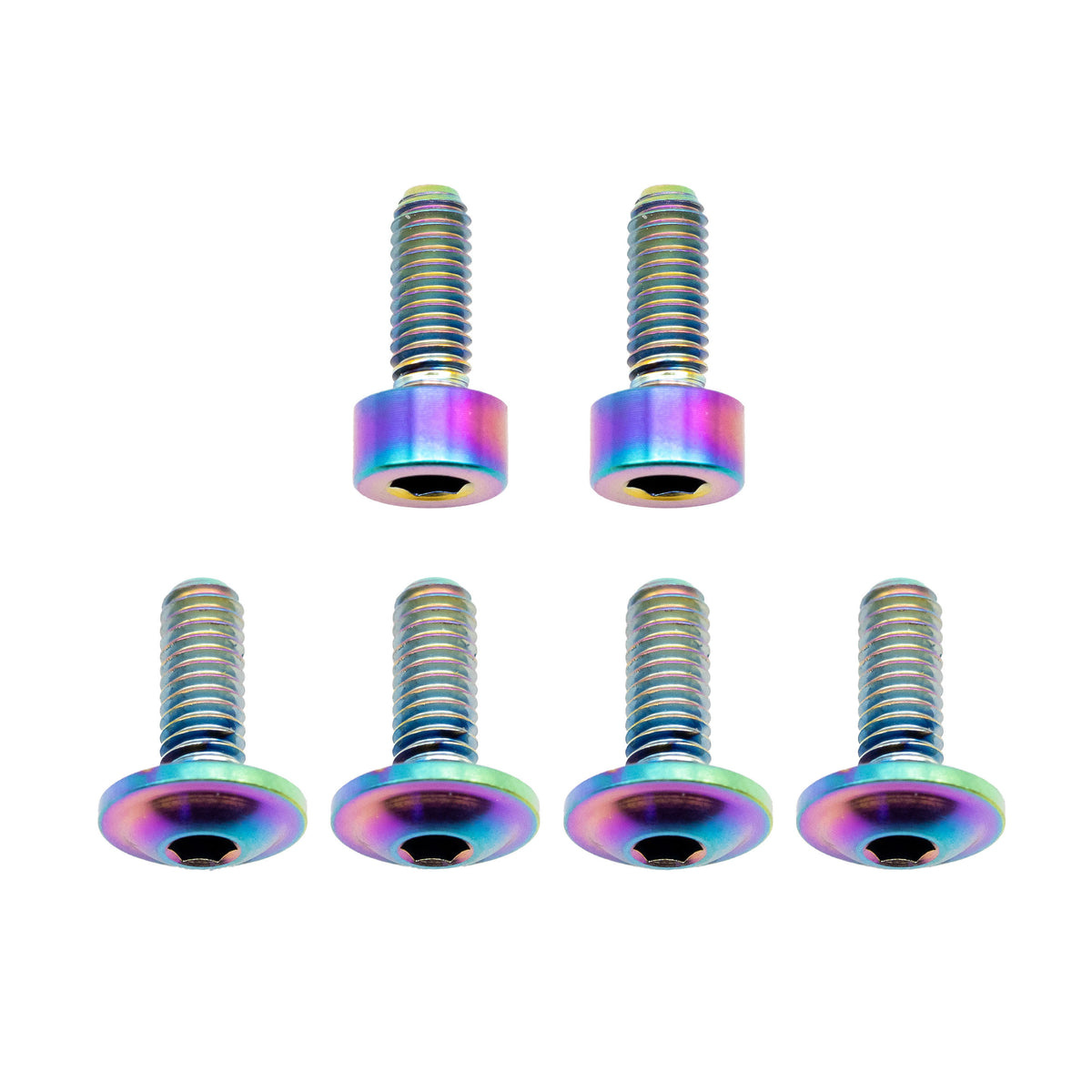 Better Bolts Fox 34SL Fork Ti Bolt Kit Fit4/GripSL Rainbow 6/Ct