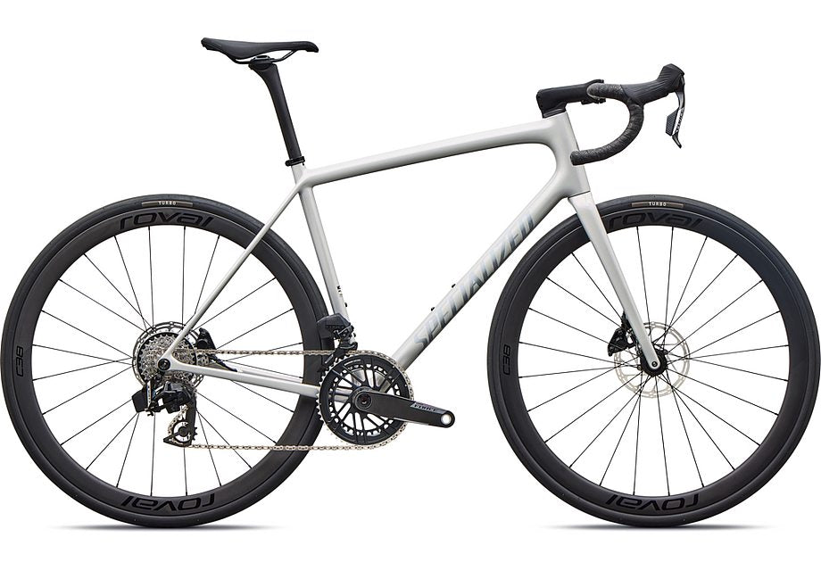 2027 Specialized Aethos Expert Axs Bike Dolomite Metallic/Shadow Silver 49
