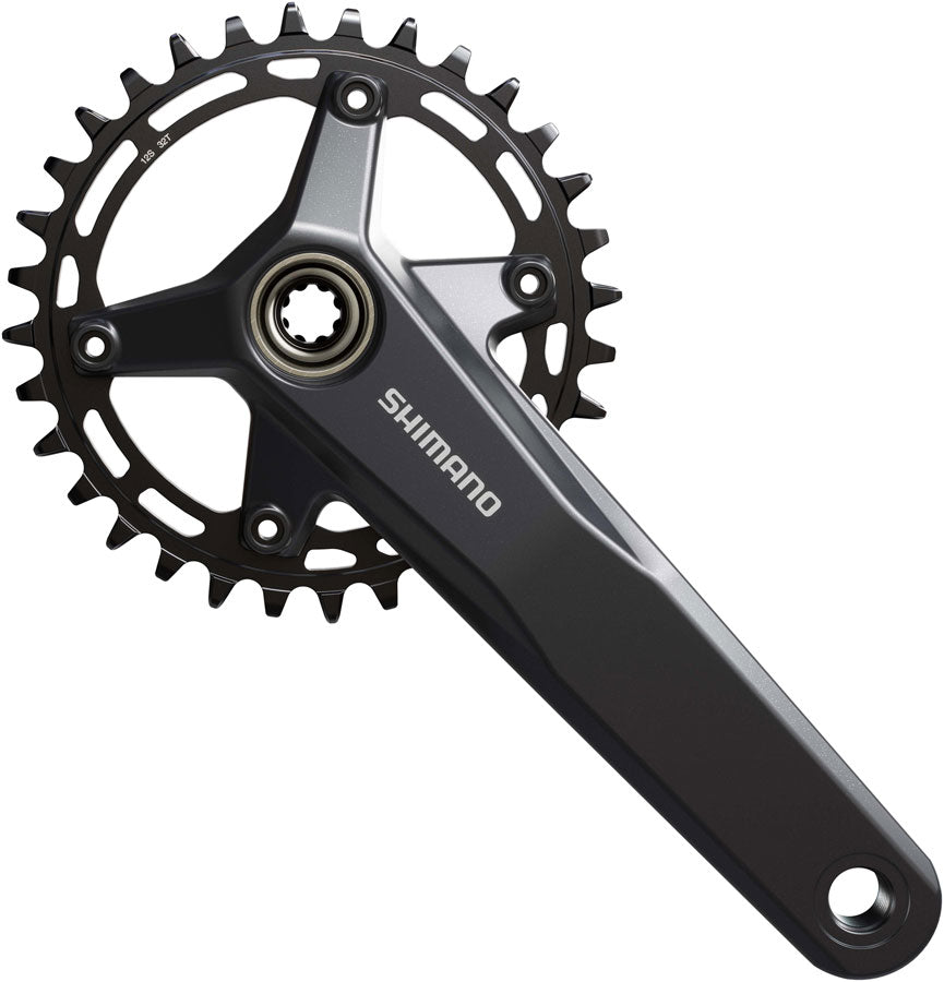 Shimano FC-MT520 Crankset - 165mm 12-Speed 32t 55mm Chainline Black