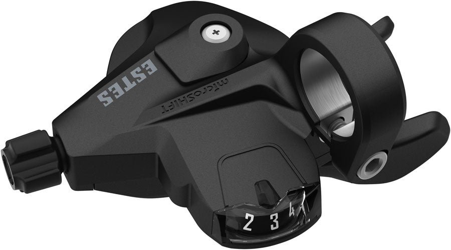 microSHIFT Estes Thumb Tap Shifter - RIght 7-Speed Optical Gear Indicator BLK